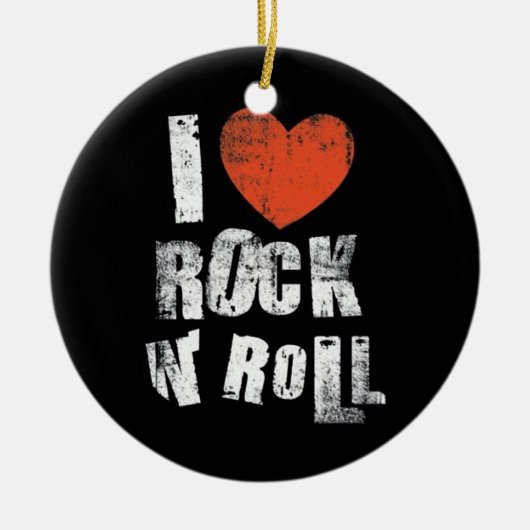 Rock N Rolle Keramikornament (Vorne)