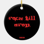 Rock N Rolle Keramikornament (Hinten)