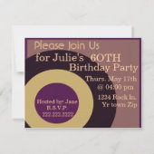 Rock n Rollengeburtstag Einladung (Rückseite)