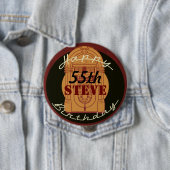 Rock n Rollengeburtstagsknopf Button (Beispiel)