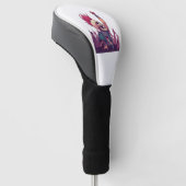 Rock N� Schädel � Lustiger Punk-Skelett-Konzert Golf Headcover (angewinkelt)