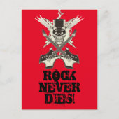 Rock Niemals stirbt! Postkarte (Vorderseite)