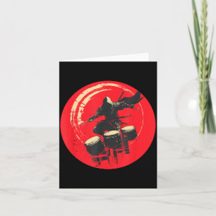 Rock Ninja mit coolen Trommeln Kostüm für Erwachse Karte