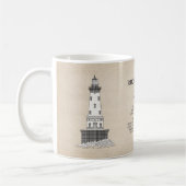 Rock of Ages Lighthouse - Michigan - SBD Kaffeetasse (Links)