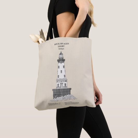 Rock of Ages Lighthouse - Michigan - SBD Tasche (Von Nahem)