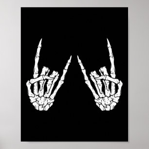 Rock on Band Rock and Roll Halloween Kostüme Männe Poster