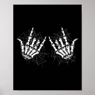 Rock on Band Rock and Roll Men Halloween Cos Poster