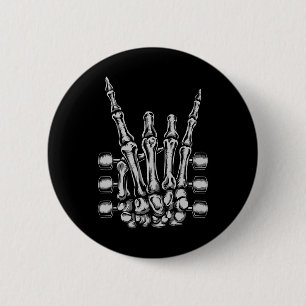 Rock on Band T-Shirts für Frauen Rock and Roll s f Button