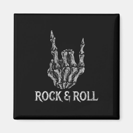 Rock on Band T-Shirts für Frauen Rock and Roll s f Magnet (Vorne)