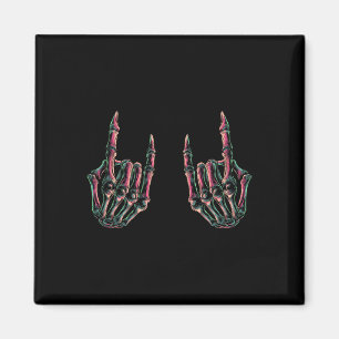 Rock on Band T-Shirts für Frauen Rock and Roll s f Magnet