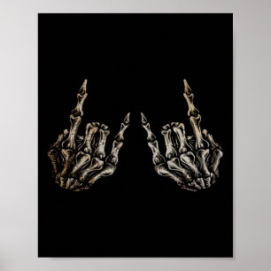 Rock on Band T-Shirts für Frauen Rock and Roll s f Poster
