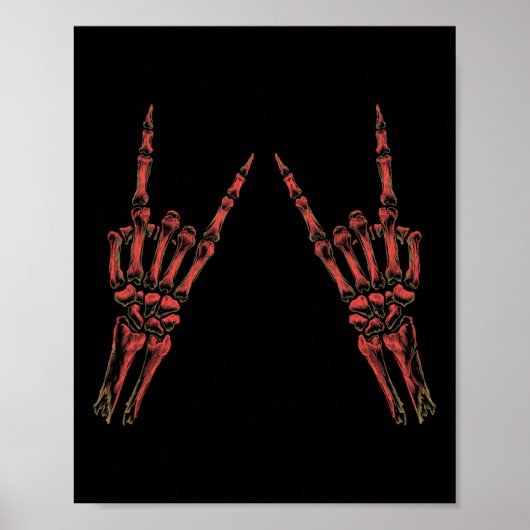 Rock on Band T-Shirts für Frauen Rock and Roll s f Poster (Vorne)