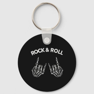 Rock on Band T-Shirts für Frauen Rock and Roll s f Schlüsselanhänger