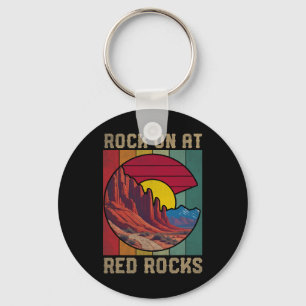 Rock On bei Red Rocks Wandern im Freien Colorado-F Schlüsselanhänger