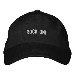 Rock On! Bestickte Kappe
