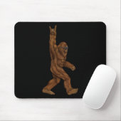 Rock on Bigfoot Sasquatch Lieben Rock und Roll Sun Mousepad (Mit Mouse)