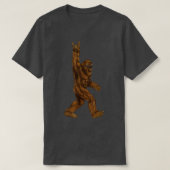 Rock on Bigfoot Sasquatch Lieben Rock und Roll Sun T-Shirt (Design vorne)