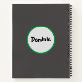 Rock On Bro Black Cockatoo SpiralNotebook Notizblock (Rückseite)