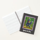 Rock On Bro Black Cockatoo SpiralNotebook Notizblock (Innenseite)