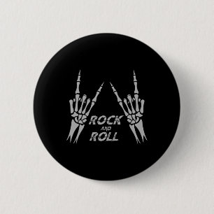 Rock on Bynd T-Shirts für Frauen Rock and Roll s f Button