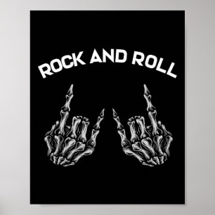Rock on Bynd T-Shirts für Frauen Rock and Roll s f Poster