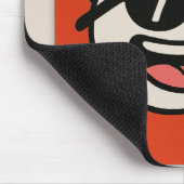 Rock on - Cartoon Sticker 😎 Mousepad (Ecke)