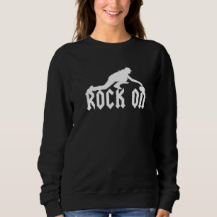 Rock on Curling Curler Stone Broom Sweep Ice Cu Sweatshirt