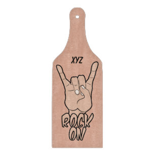 ROCK ON custom color cut board Schneidebrett