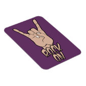 ROCK ON custom color magnet (Rechte Seite)