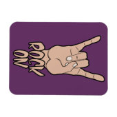 ROCK ON custom color magnet (Horizontal)