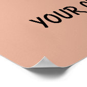 ROCK ON custom color poster (Ecke)