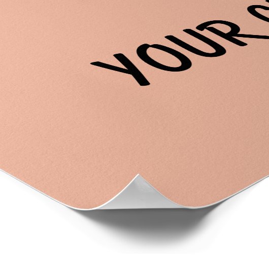 ROCK ON custom color poster (Ecke)