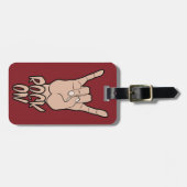 "Rock On Custom Gepäckanhänger" Gepäckanhänger (Vorderseite horizontal)