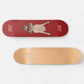 ROCK ON custom monogram skateboards (Horizontal)