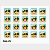Rock on Emoji Ombre Stickers (Blatt)