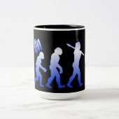 Rock on Evolution Rock Blue Logo Tasse (Mittel)