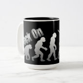Rock on Evolution Rock Silver Logo Tasse (Vorderseite Links)