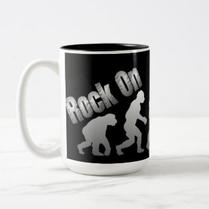 Rock on Evolution Rock Silver Logo Tasse
