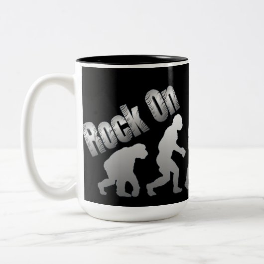 Rock on Evolution Rock Silver Logo Tasse (Links)