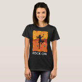 Rock on Girl Climber Boulding T-Shirt (Vorne ganz)