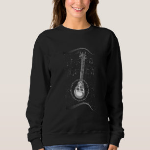 Rock On Gitarrenhals und Skeletthand Metal-Musik Sweatshirt