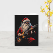 Rock On Guitar Neck - Rock & Roll Halloween Sk Karte (Gelbe Blume)