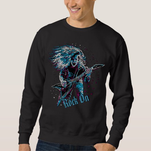 Rock on Heavy Metal Sweatshirt (Vorderseite)
