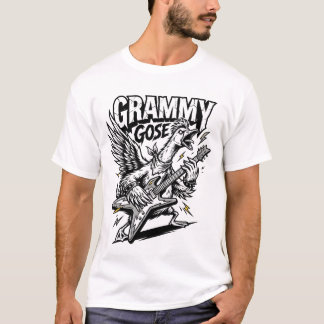 Rock On Honk! Grammy Gans Heavy Metal Gitarre spie T-Shirt