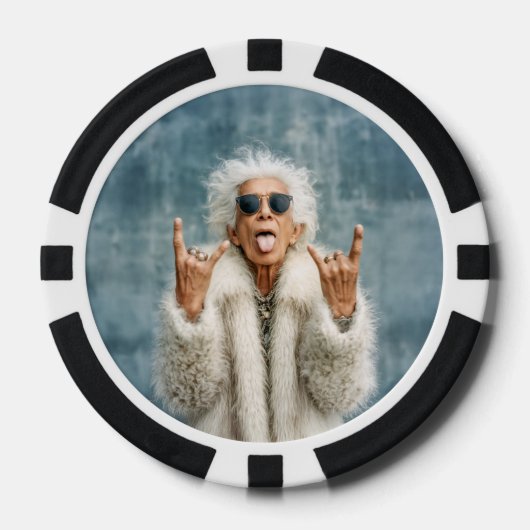 Rock On in Style Pokerchips (Vorderseite)