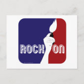 Rock-On-Logo Postkarte (Vorderseite)