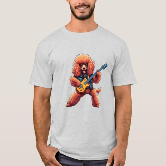 Rock On mit Poodles T-Shirt (Vorderseite)