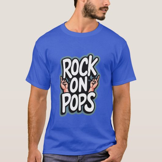 ROCK ON POPS Junge T-Shirt (Vorderseite)