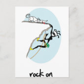 "Rock On!" Postkarte (Vorderseite)