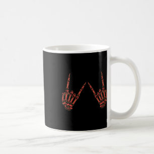 Rock on Rock and Roll Skeleton Hands - für Konzert Kaffeetasse